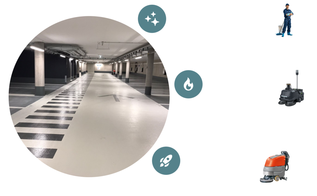 Puravita Services kombiniert Reinigungsroboter, leistungsstarke Maschinen und Handarbeit für optimale Ergebnisse